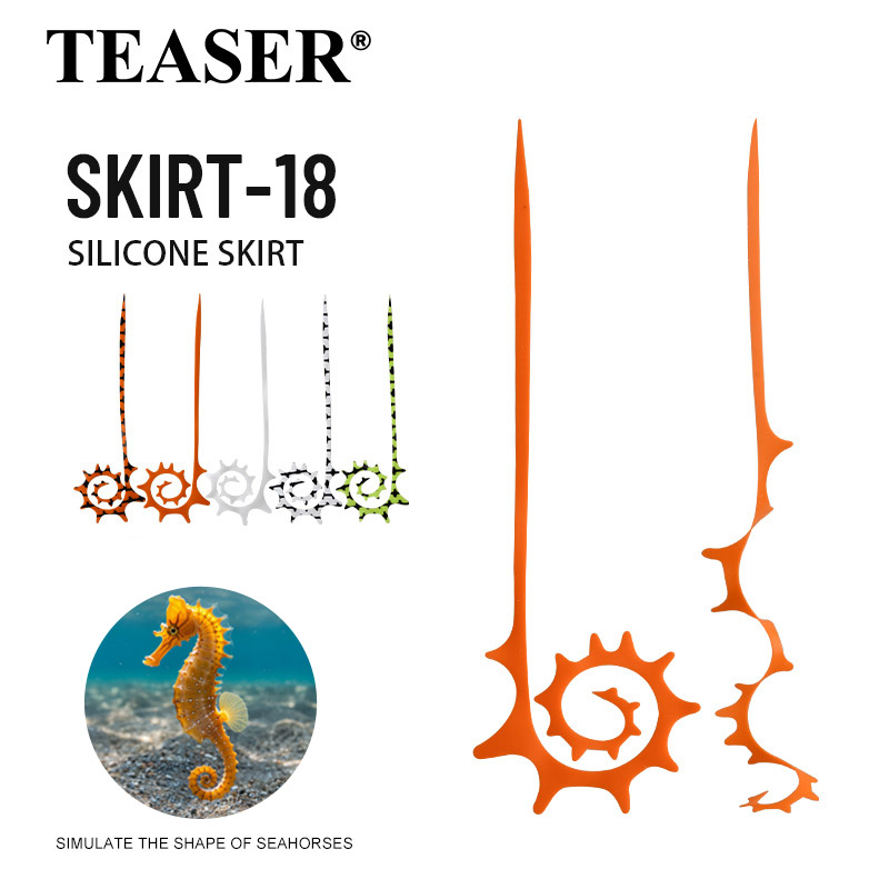 Fishing Lure Jig - TEASER 5 pz SKIRT-18 145mm Gonna