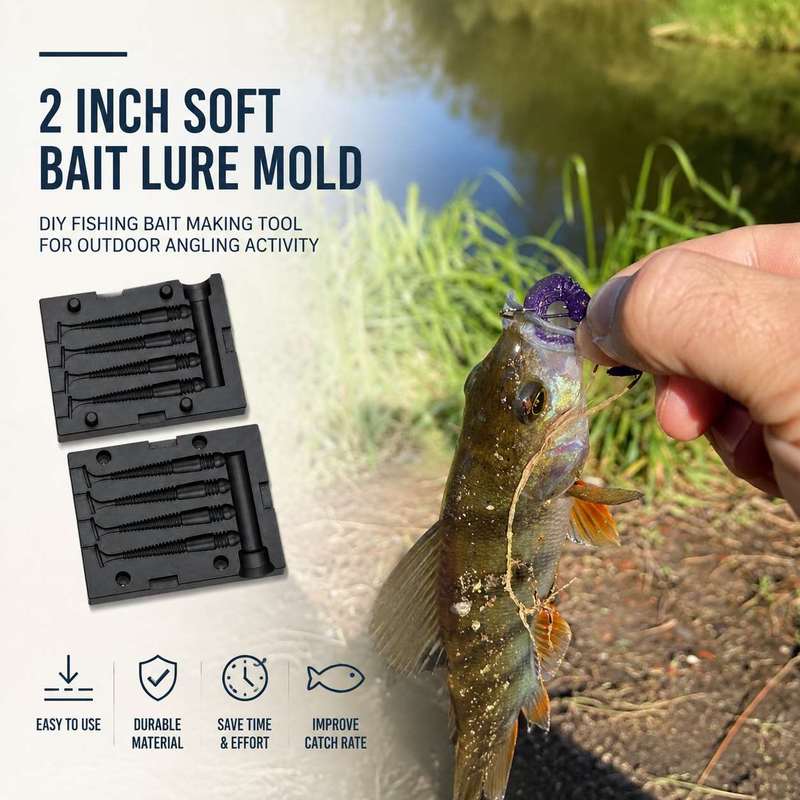 Fishing Lure Kit - Stampo per esche morbide da 2