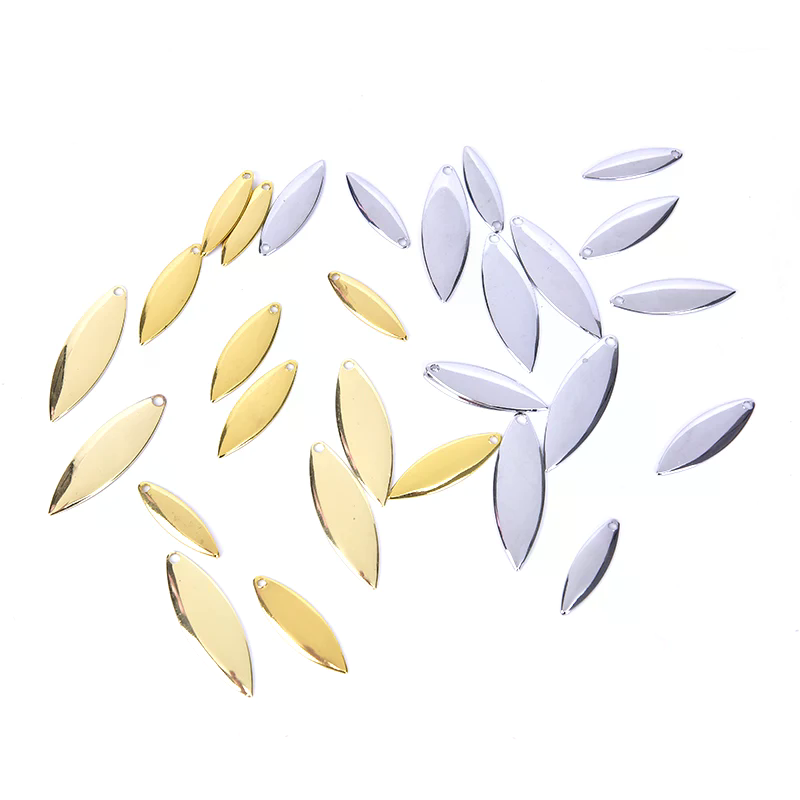 50 Pezzi di Lame Spinner in Sa - Fishing Lure Blade Bait recensione e prezzo