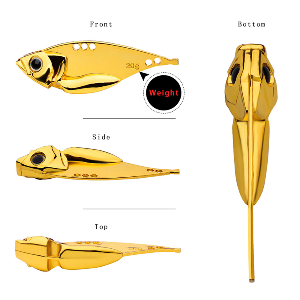 Esca da Pesca Personalizzata c - Fishing Lure Blade Bait recensione e prezzo